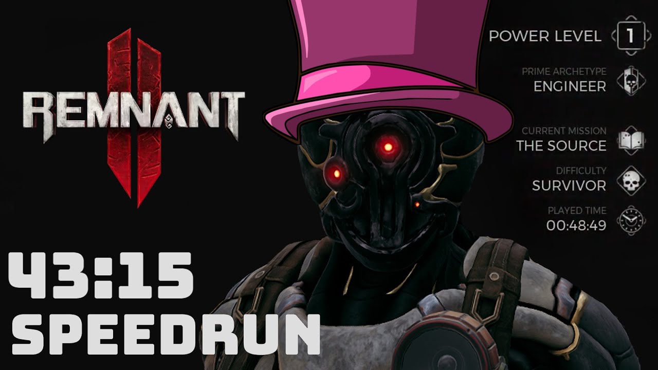 Remnant 2 Speedrun 43:15 New Game Engineer Survivor Any%