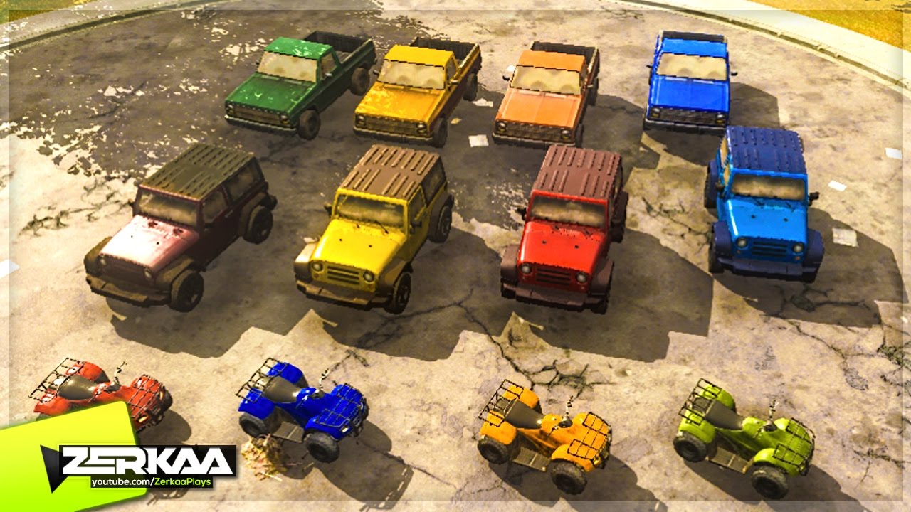 NEW COLOURED CARS! (H1Z1 King of the Kill)