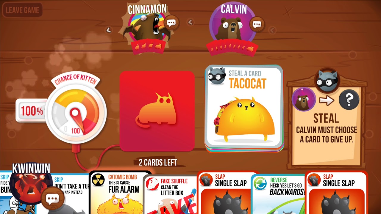 Exploding Kittens! Betrayal deck gameplay (5)