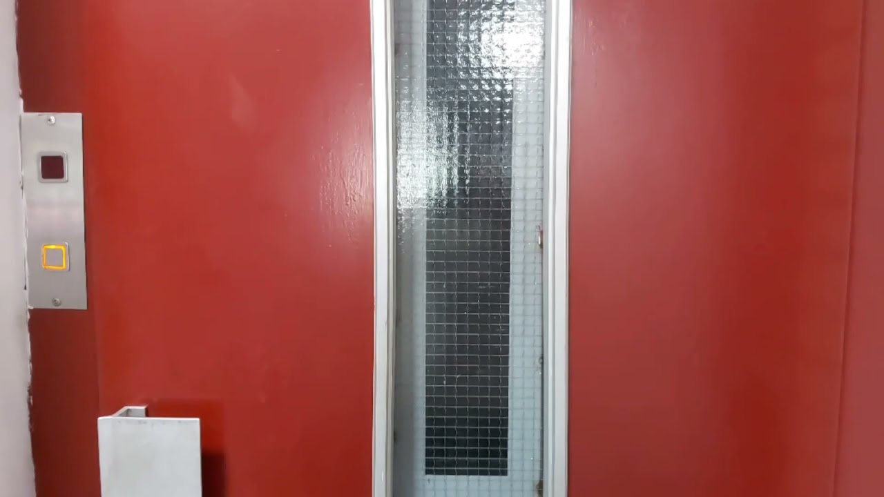 Old 1980s Daka Traction Elevator At Petefijeva 53, Cerak, Belgrade, Serbia