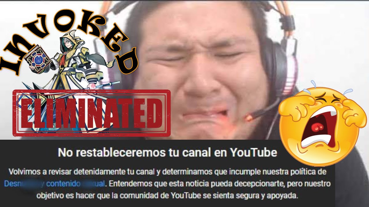 POR ESTO ELIMINARON EL CANAL DE INVOKEDDOTA...YA NO SE PODR&Aacute; RECUPERAR