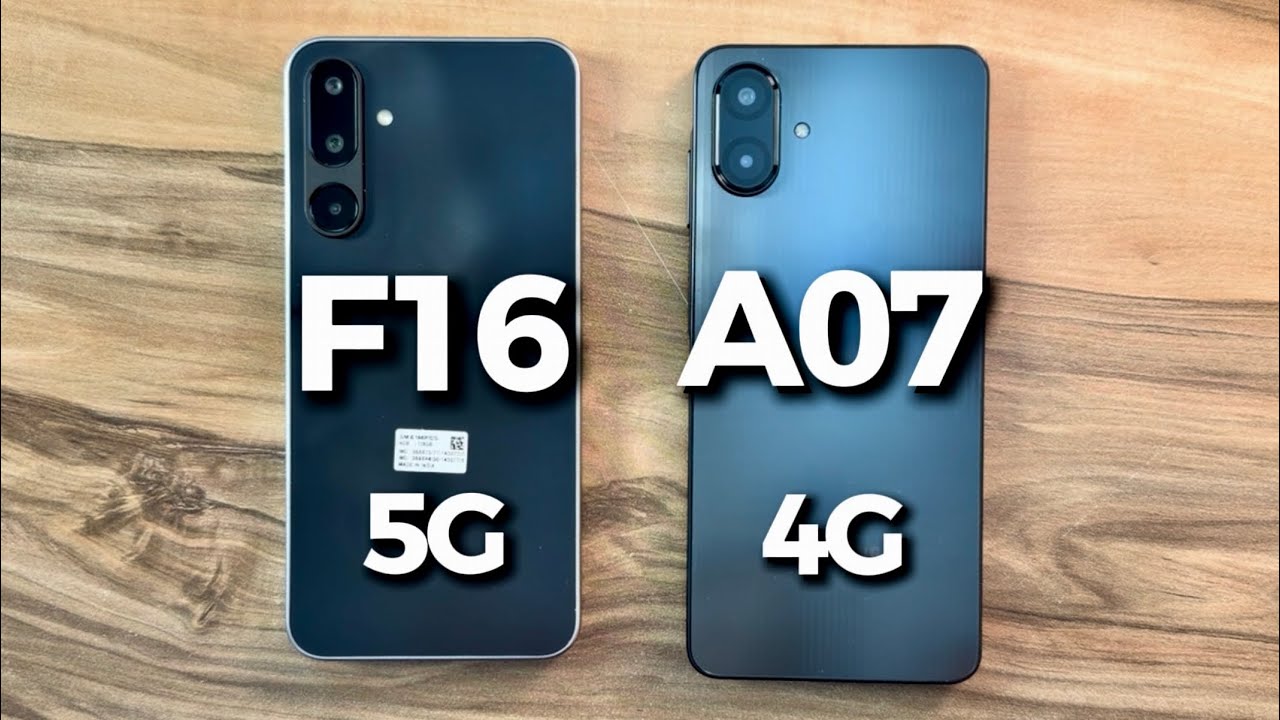 Samsung F16 vs A07