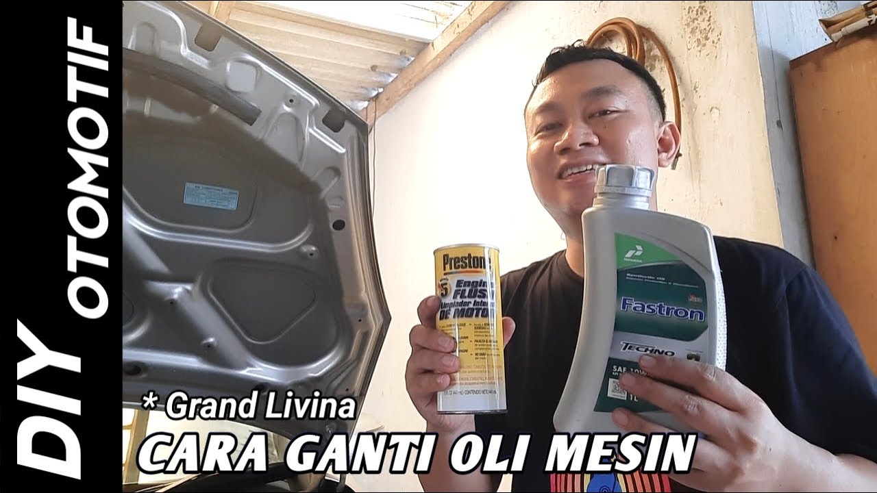 Tutorial Cara Ganti Oli Mesin dan Filter Oli Nissan Grand Livina