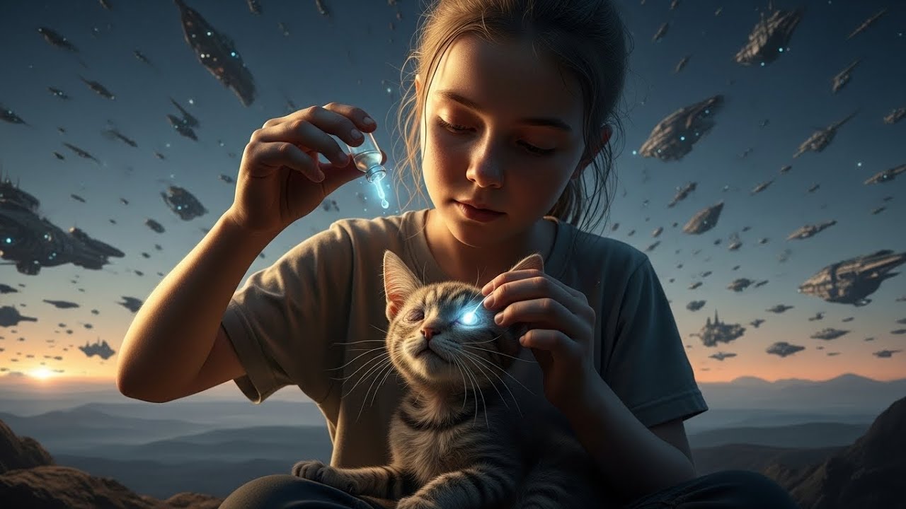 Granddaughter Heals cat's Blindness With Earth Drops — 13,000 Ships Arrive Days Later...