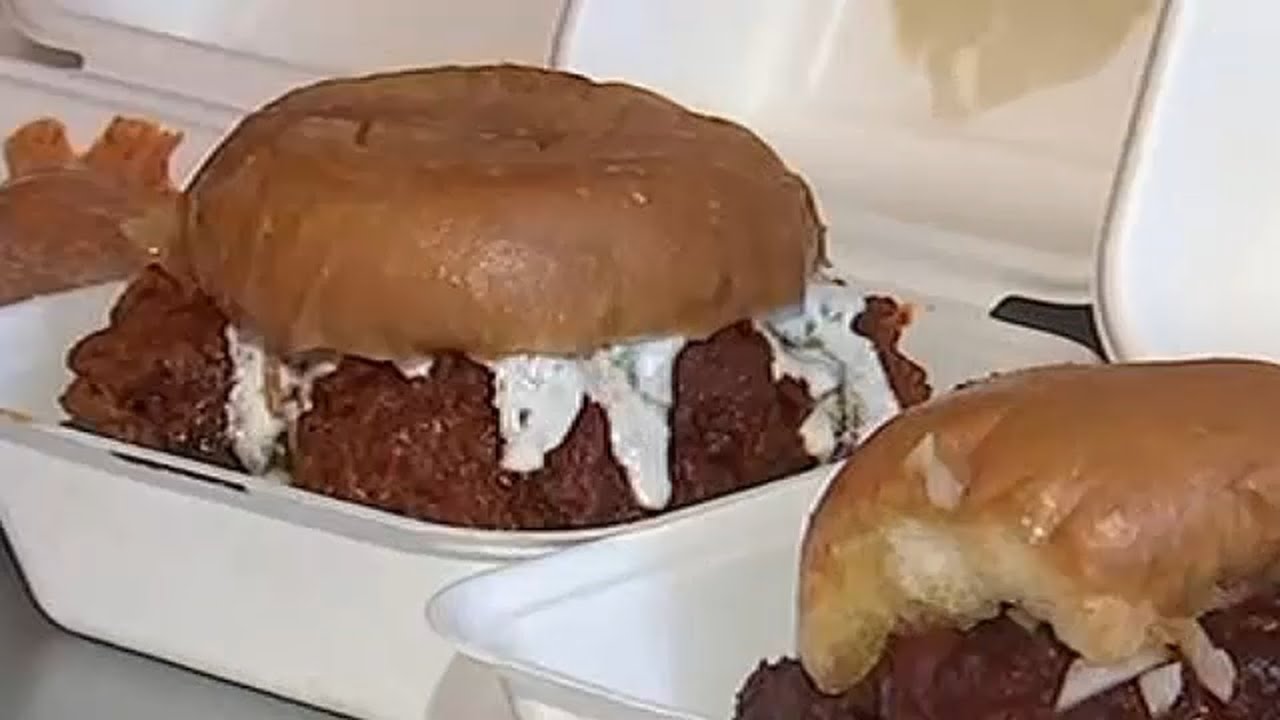 Fried chicken at the Rowdy Rooster in Midtown