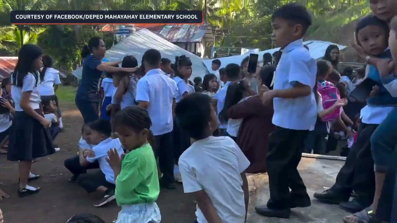 Earthquake felt in Mahayahay Elementary School in Davao Occidental