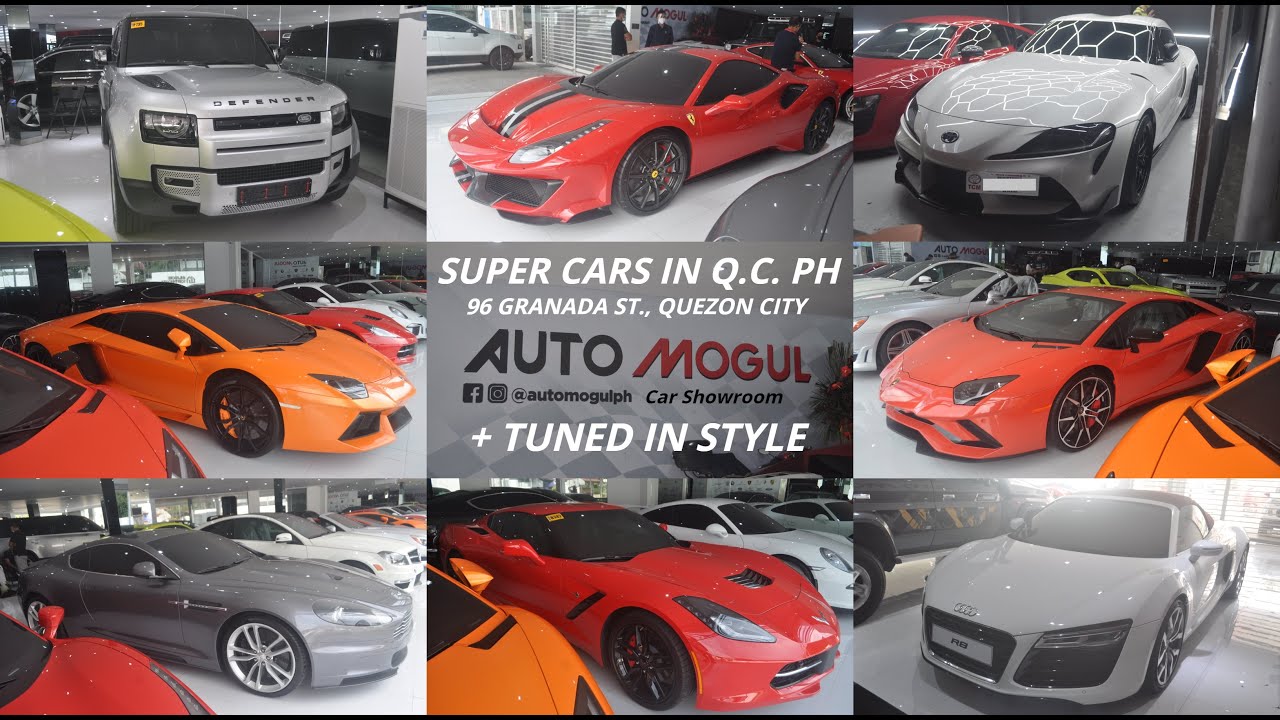 Super Cars in QC Philippines | AutoMogul PH & Tuned In Style + Aventador, Corvette, Ferrari, & MORE)