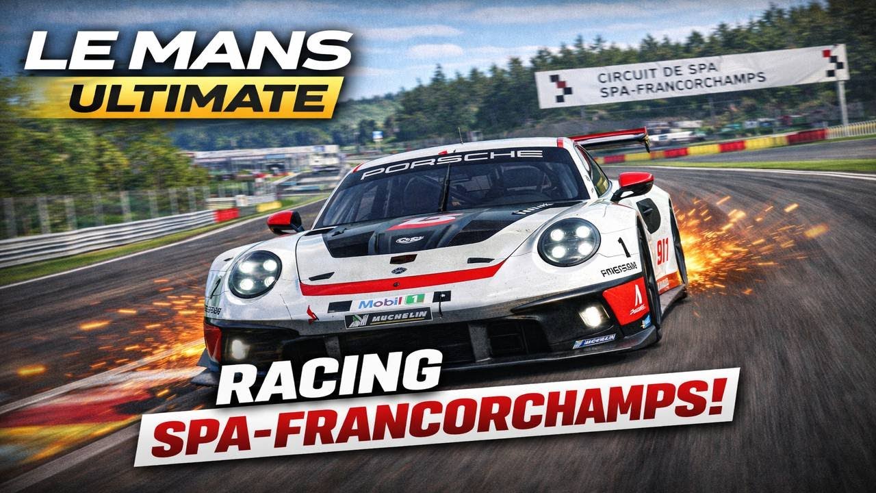 🔴 LIVE - LMU - Porsche GT3 - SPA