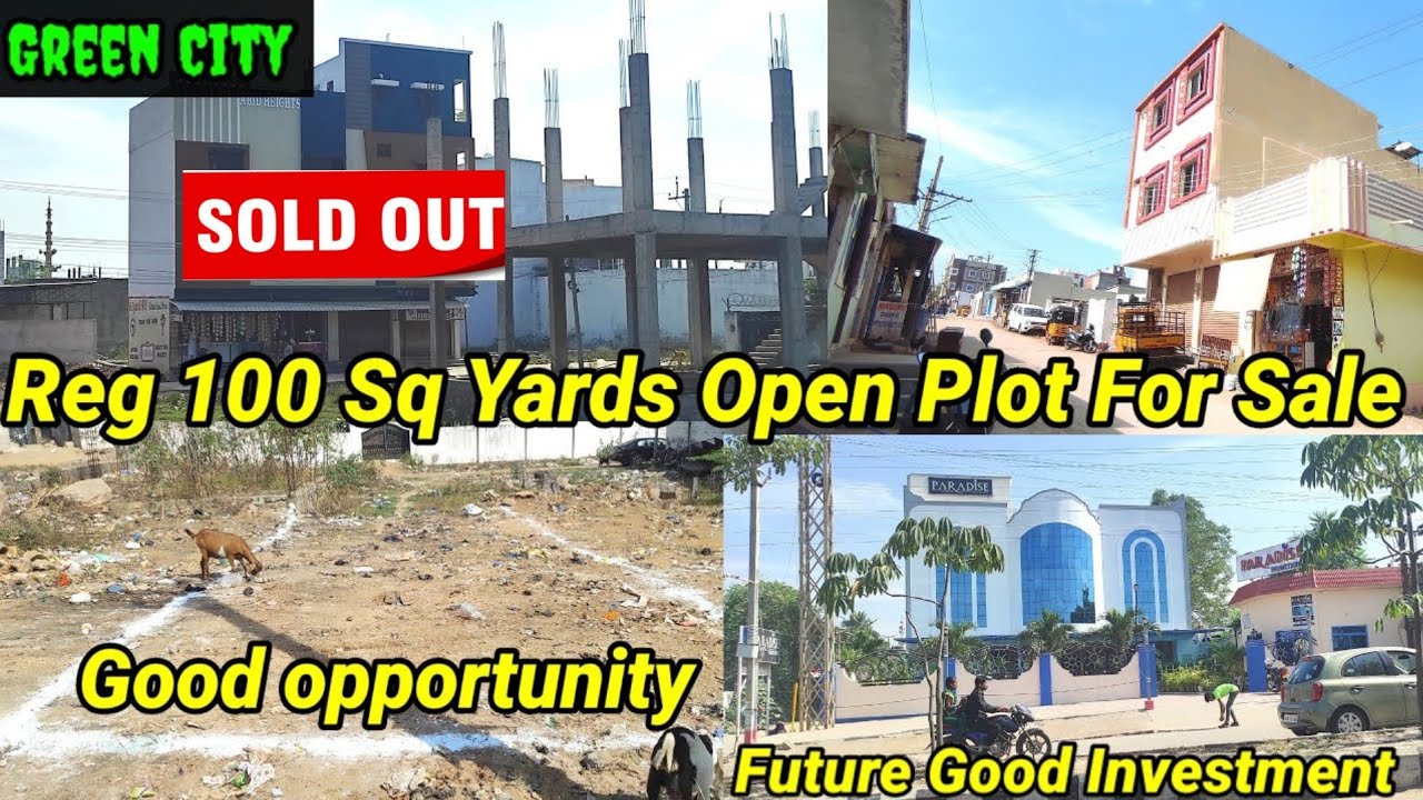 #sold #out Registered 100 Sq Yards Open Plot For Sale Shaheen Nagar Green City Hyderabad