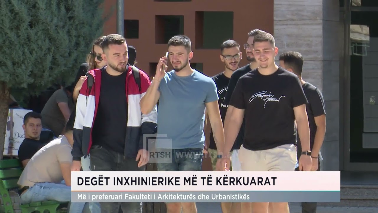 Degët inxhinierike më të kërkuarat, më i preferuari Fakulteti i Arkitekturës dhe Urbanistikës