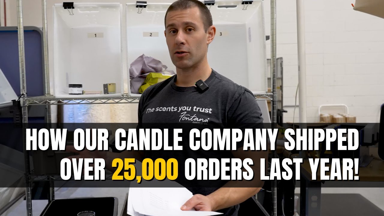 E-Commerce Success: How Our Candle Company Shipped over 25,000 Orders Last Year