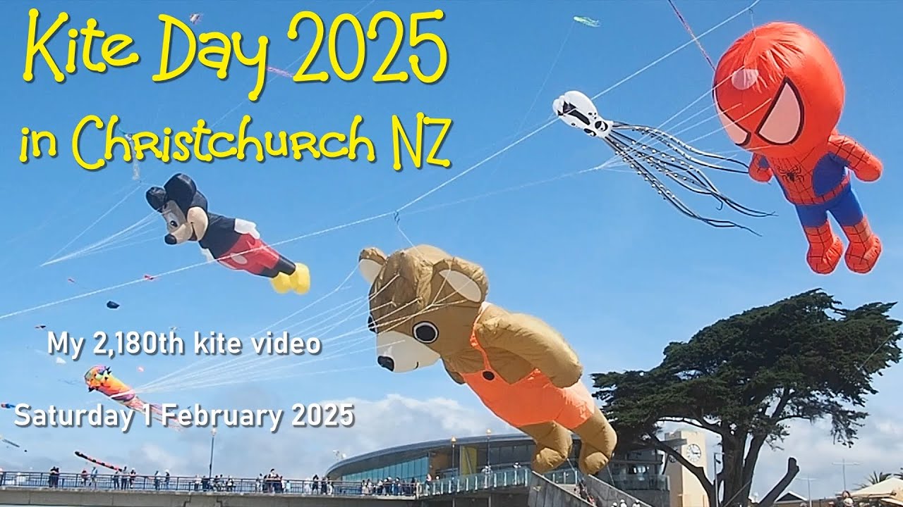 Kite Day 2025 in Christchurch NZ