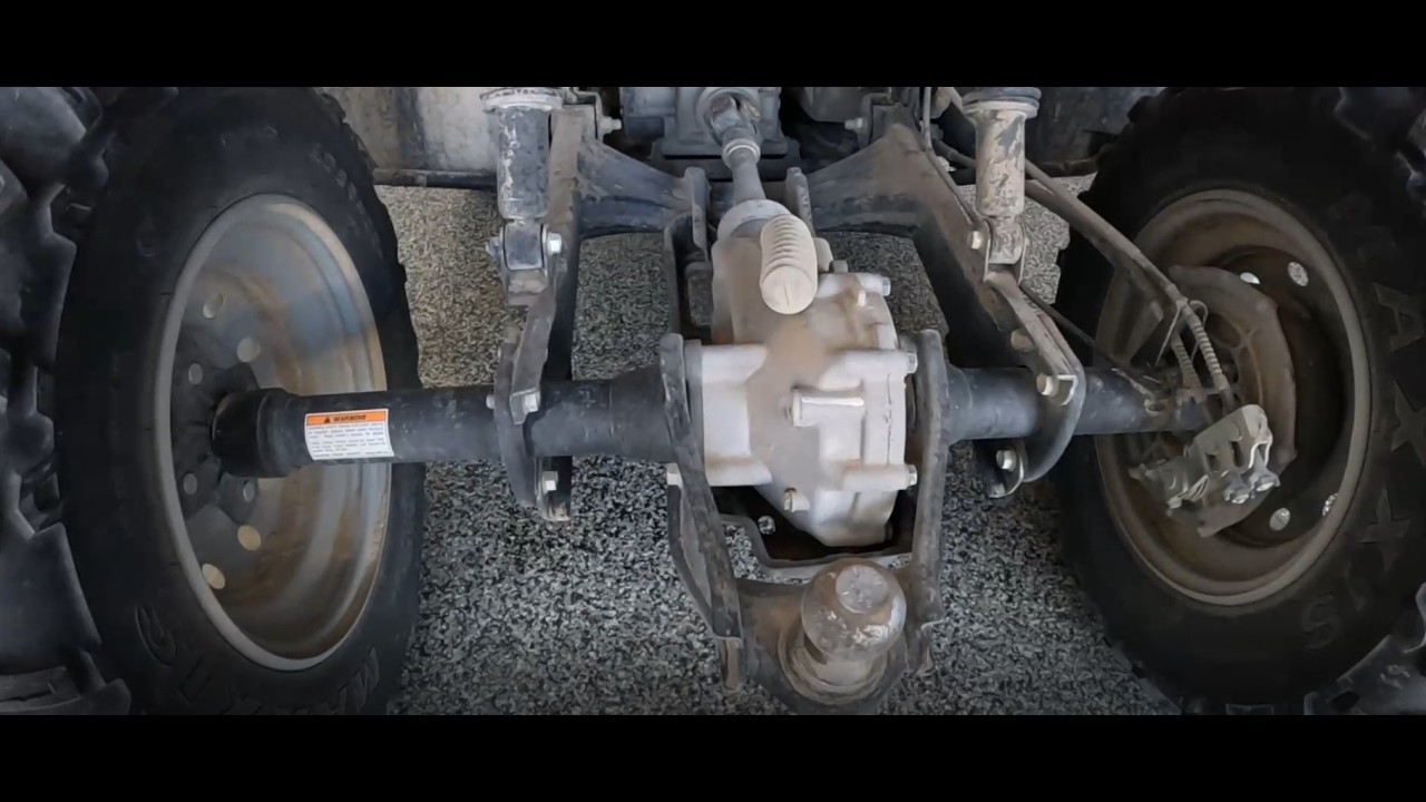 Замена масла в заднем дифференциале Suzuki King Quad