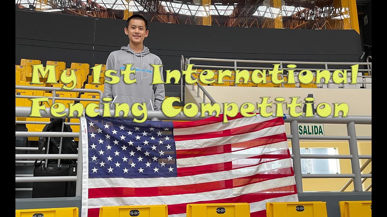 I traveled to Lima Peru for my 1st international fencing competition