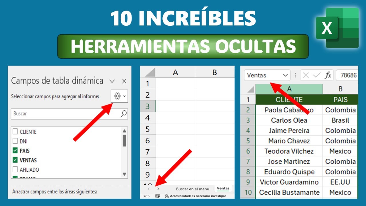 10 HERRAMIENTAS OCULTAS a Simple Vista en EXCEL que Desearás Haber Conocido Antes