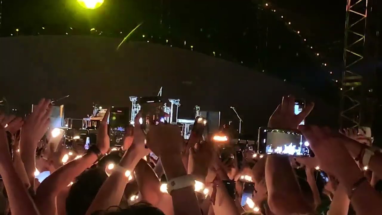 Coldplay, Chris Martin canta 