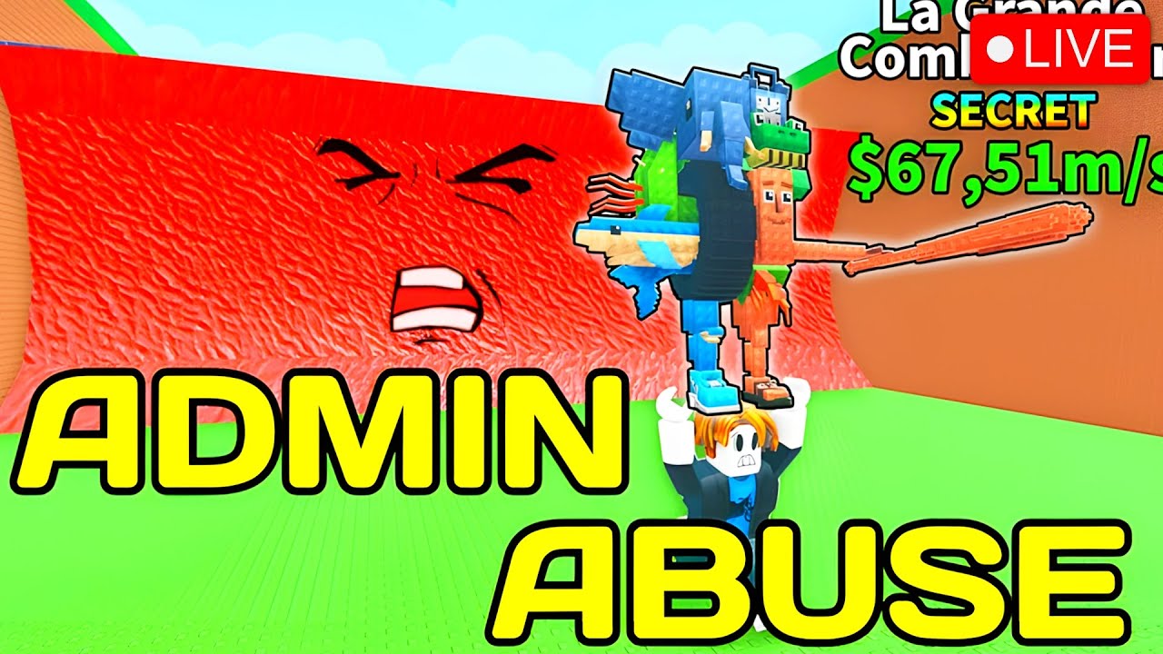 Escape Tsunami For Brainrots Secret Admin Abuse (NEW UPDATE) 🔴