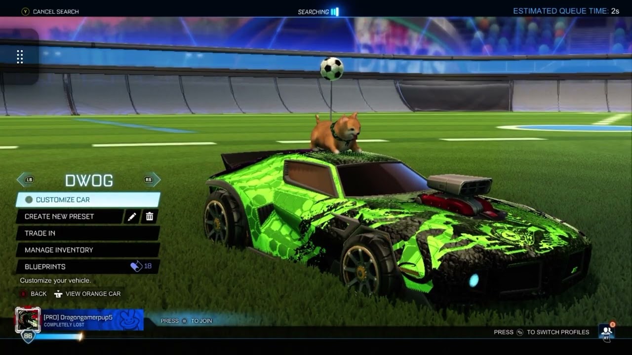 Playing rocket league is fun 😇🥰❤️(not edited) sorry 