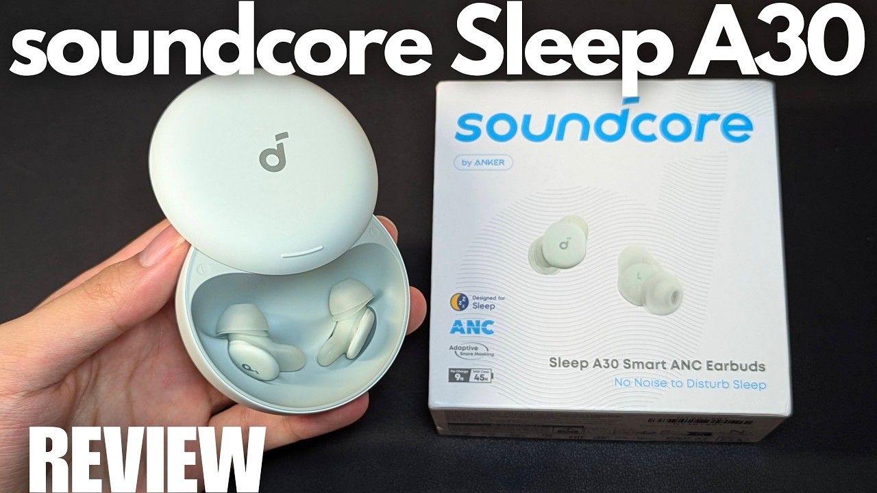 REVIEW: soundcore Sleep A30 - Best Sleep Earbuds with ANC - Brainwave Audio Sleep Tracker?