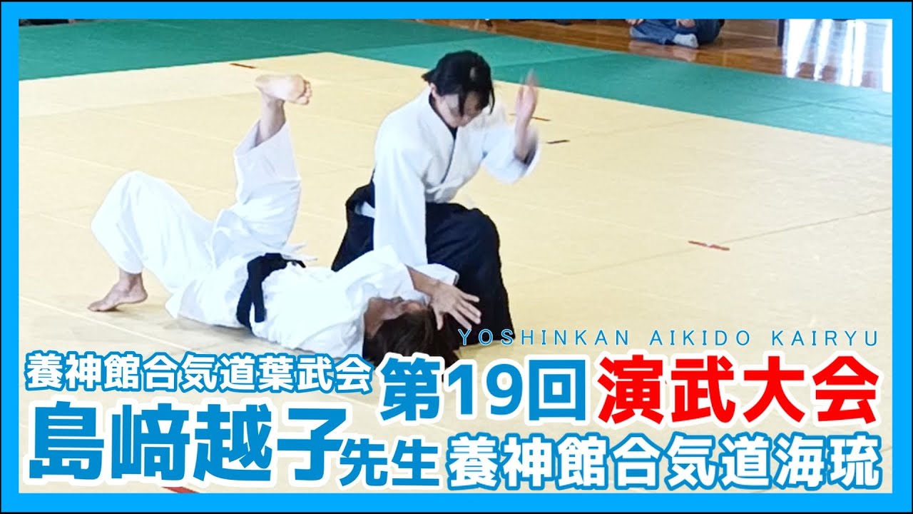 第19回 演武大会 島﨑越子先生 2025 #aikido #yoshinkan #gozoshioda #takehikosonoda #etsukoshimazaki