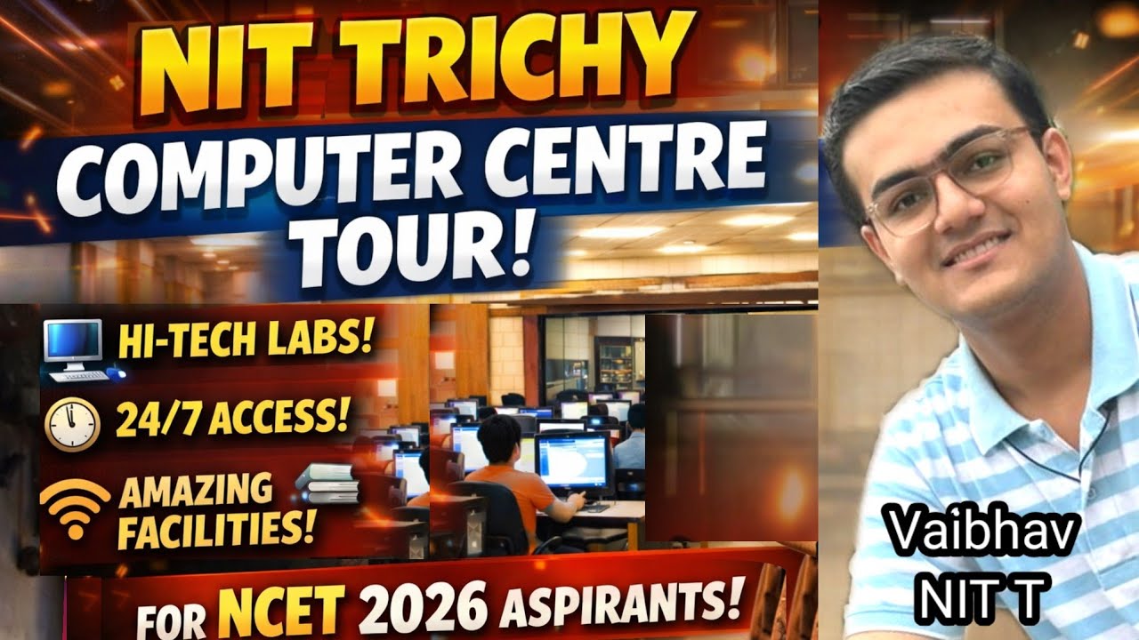 ITEP at NIT Trichy | NIT Trichy Campus Tour | Computer Centre