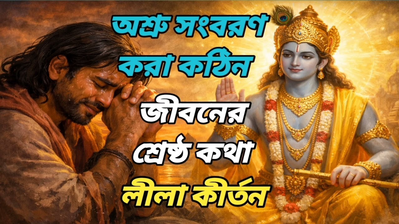 শ্রীকৃষ্ণের দানলীলা ও ভালোবাসার ব্যাখ্যা।অশ্রু সংবরণ করা কঠিন বা জীবনের শ্রেষ্ঠ কথা। লীলা কীর্তন। 