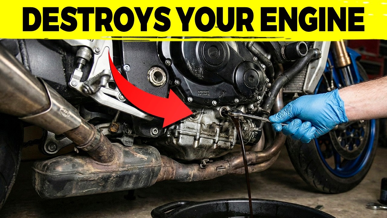 19 Oil Change Mistakes That Cost Motorcycle Owners Thousands