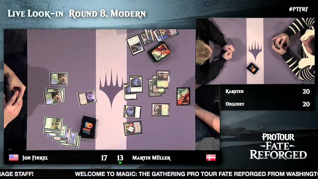 Pro Tour Fate Reforged Round 8 (Modern): Frank Karsten vs. Osman Ozguney