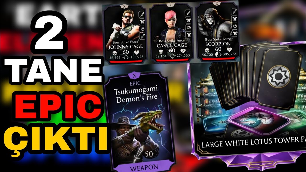 2 EPIC ÇIKTI😱 | Bastım Parayı Aldım Ekipmanları | White Lotus Tower 170 Bossları | Mk Mobile