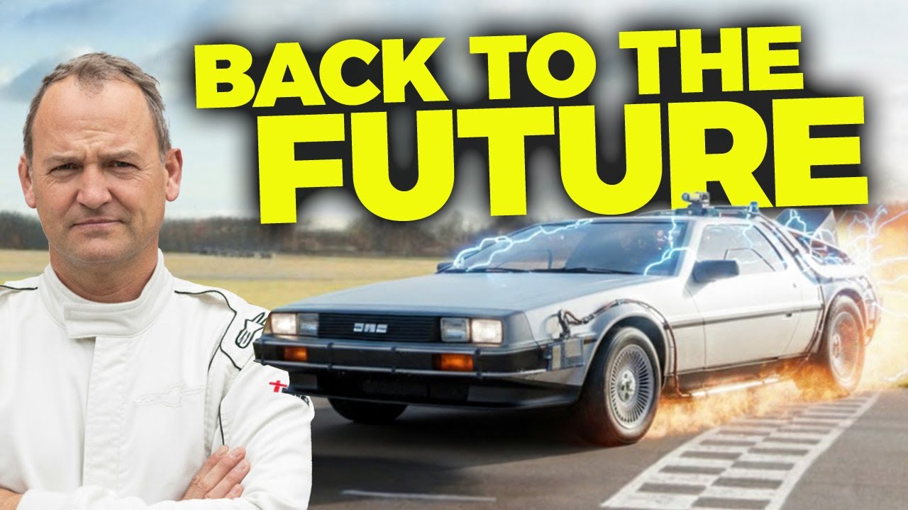 Бен Коллинз проехал 88 миль в час и обратно на DeLorean.. !!