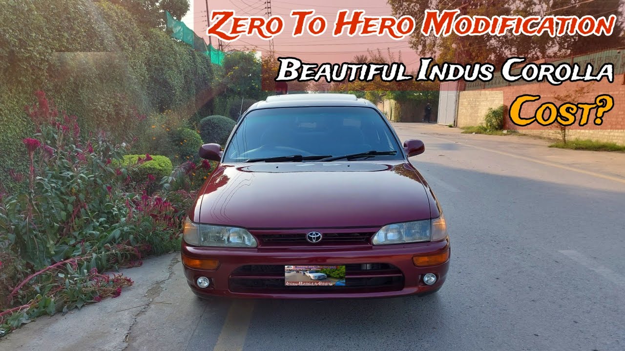 Ase Corolla Ko Tayar Kerney Pe Katni Cost Atti Hai, MashaAllah Modified Indus Corolla
