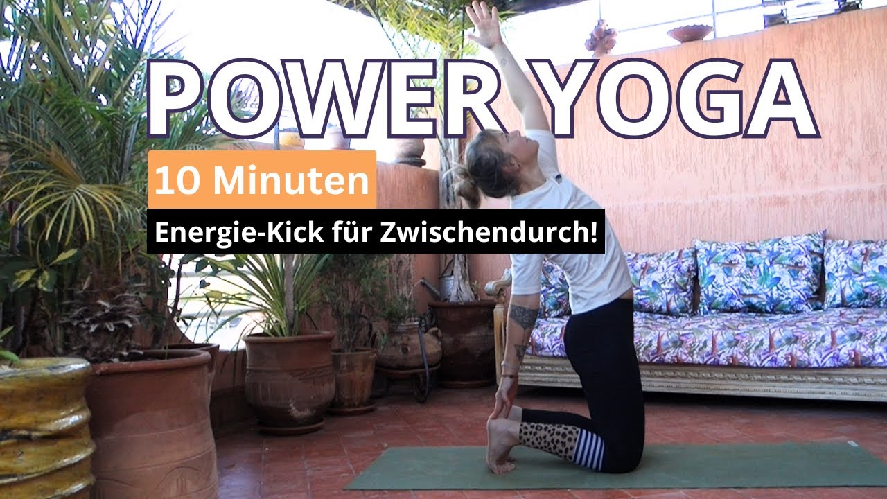 Mit diesen Yoga-Übungen wirst du sofort wach | 10 Minuten Yoga Energie-Boost