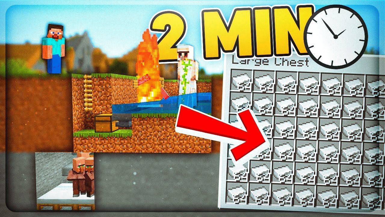 LA FARM DI FERRO PI&Ugrave; SEMPLICE DI MINECRAFT!!! MINECRAFT SURVIVAL ITA S2 EP.60