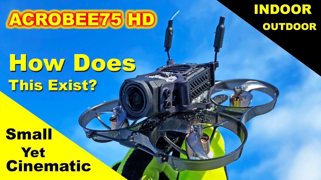 Worlds Smallest DJI 03 Tiny Whoop - LOVE it! - ACROBEE75 HD - Review