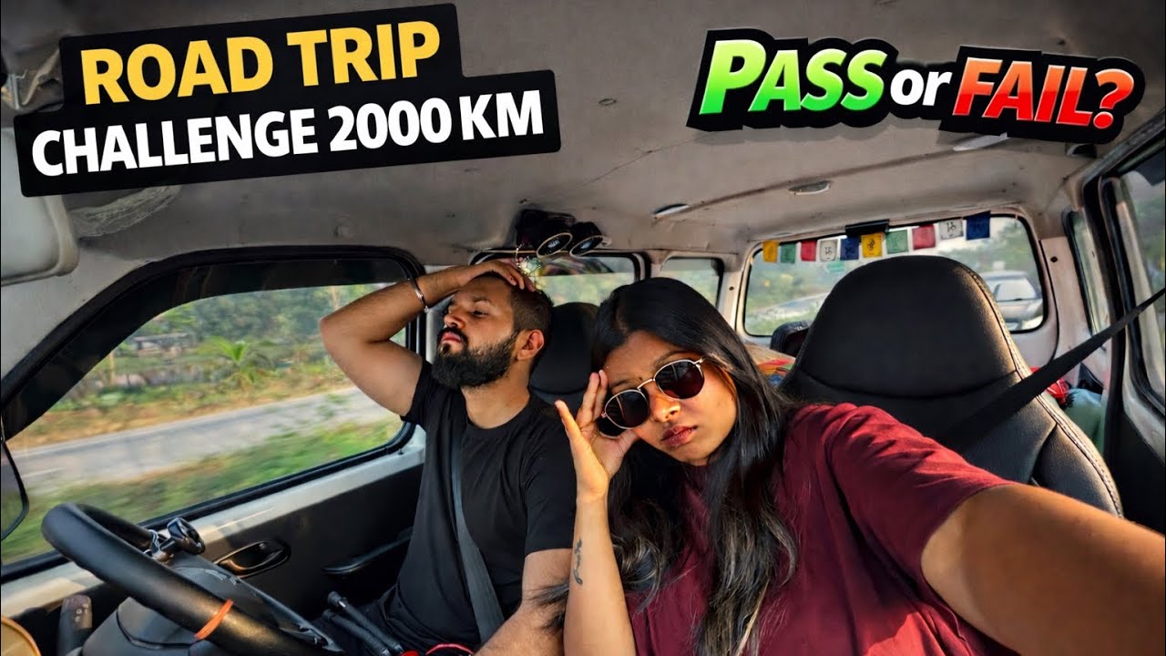2000KM Non-Stop RoadTrip Challenge –PASS or FAIL? 😰45 Hours Baad… Kya Hum Sach Mein Pahunch Paaye? 🔥