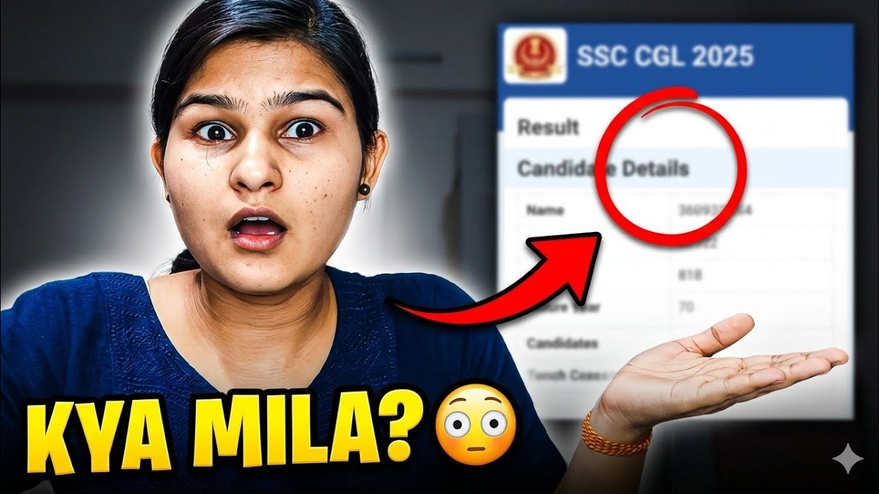 SSC CGL 2025 Result Out 😳 | Kya Mila Mujhe? (Full Reveal) 