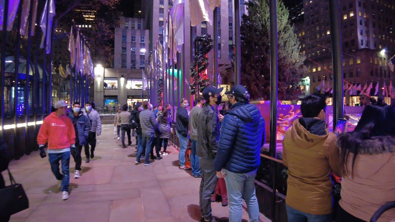 NYC Christmas Walk ✨Rockefeller Center (Before Tree Lighting) in 2020