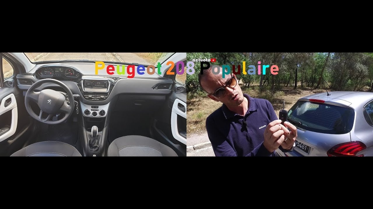 Actuoto: Peugeot 208, populairement votre. Intérieur (2/3). بيجو 208 الشعبية