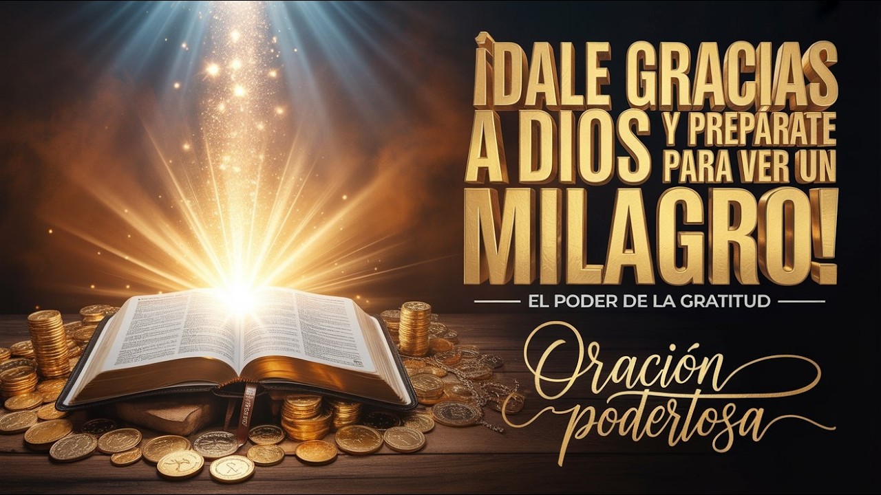 Gracias, Dios, por Todo | Oración de Gratitud y Milagro Divino