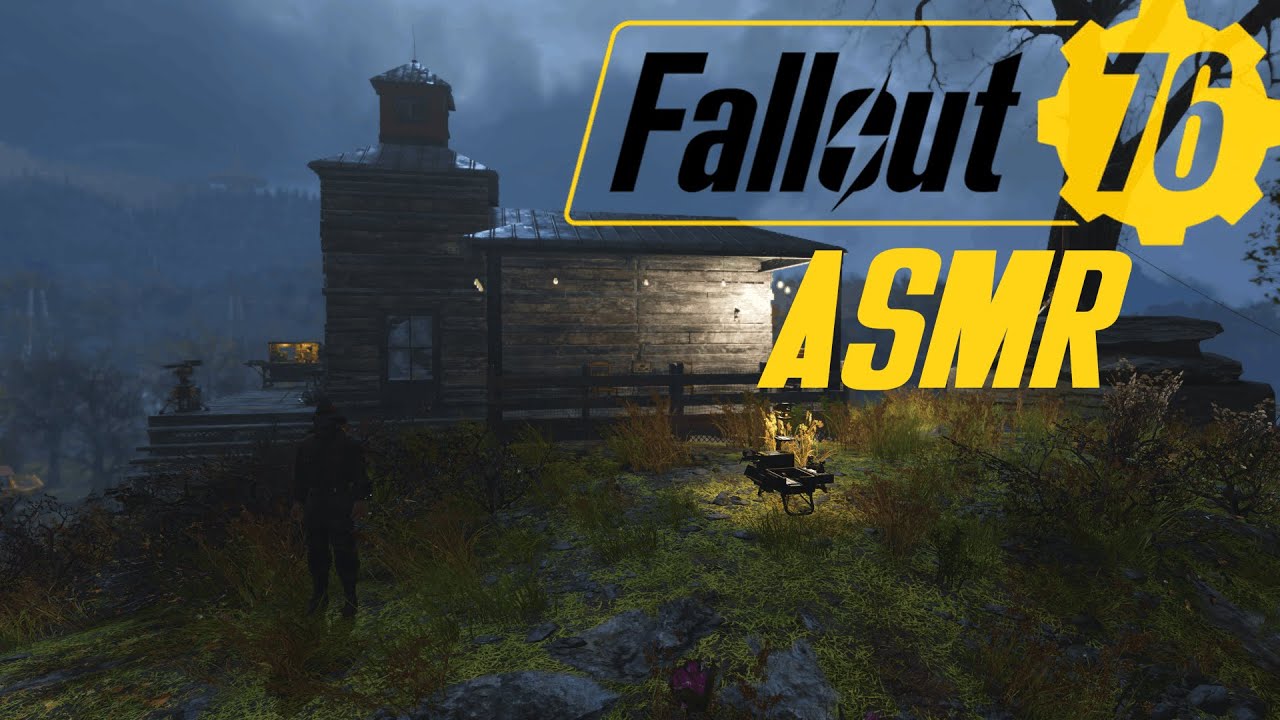 ASMR Building A Cozy Home in The Wasteland - Fallout 76