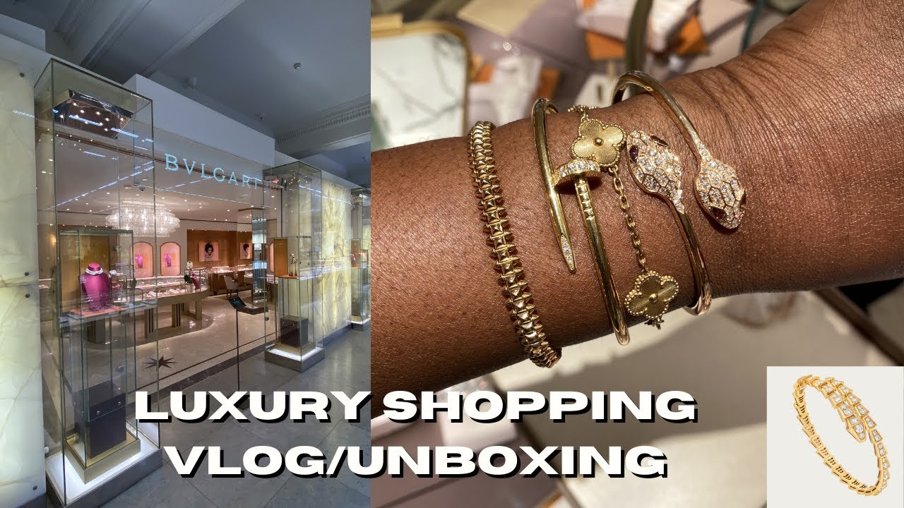 LUXURY SHOPPING VLOG 2020 ☆ BVLGARI FINE JEWELRY UNBOXING ☆