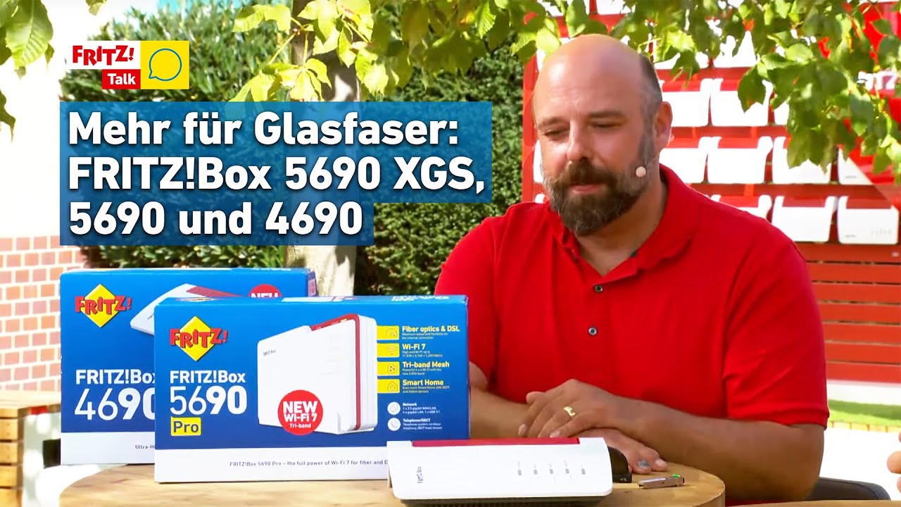 Mehr für Glasfaser: Neue FRITZ!Box 5690 XGS, 5690 und 4690 | FRITZ! Talk Live #ifa2024