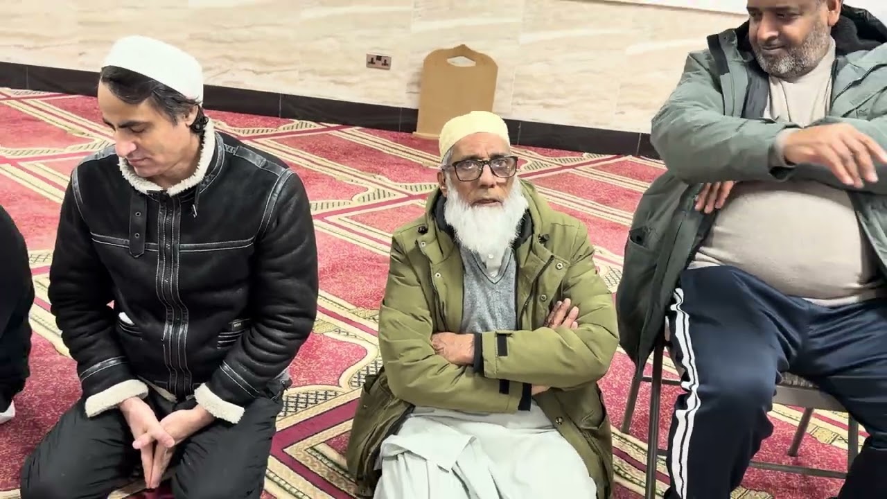 Every day after ,Quran & Hadith lesson,a prayer and iftar session at the New Medina Mosque in Bolton