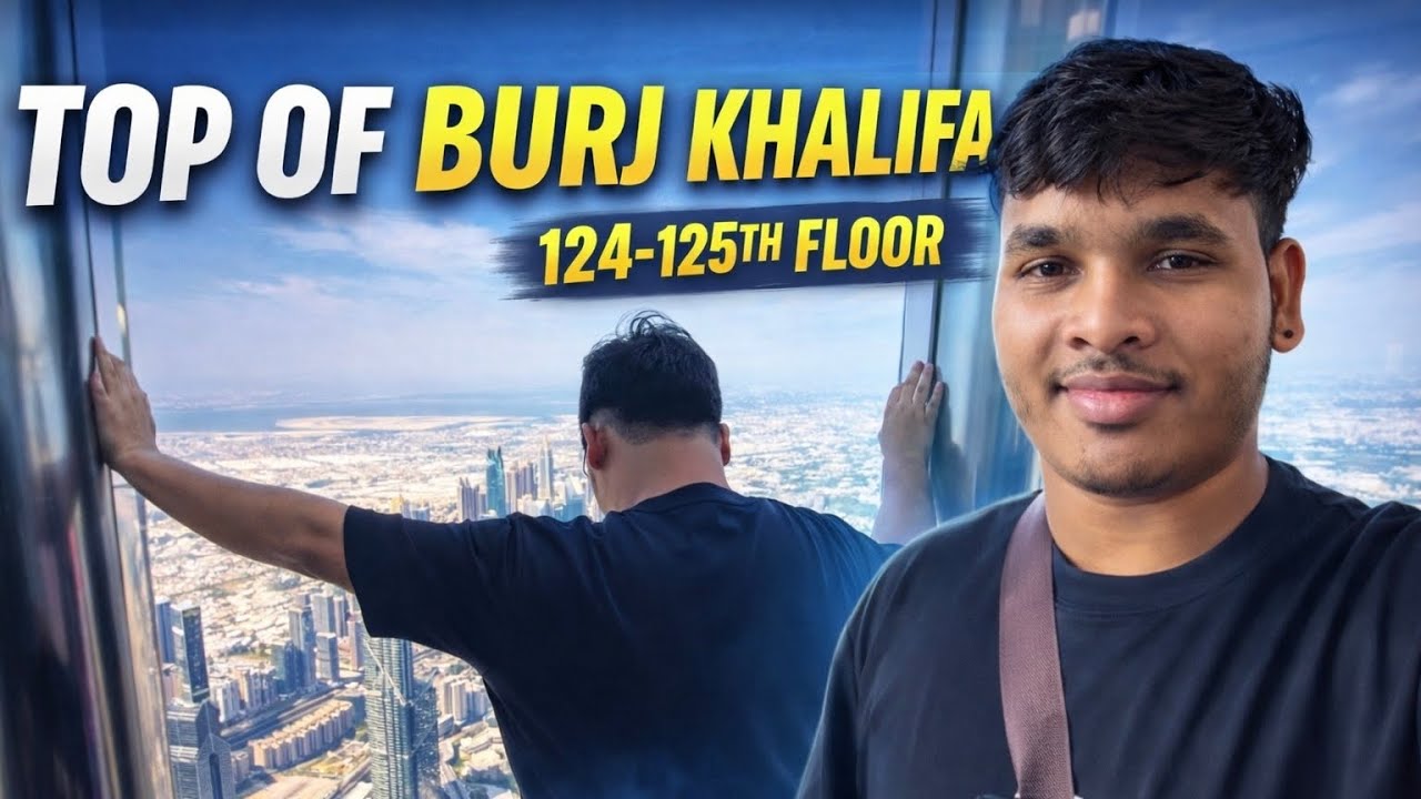 Top of Burj Khalifa ❤️ | Dubai vlog EP-01