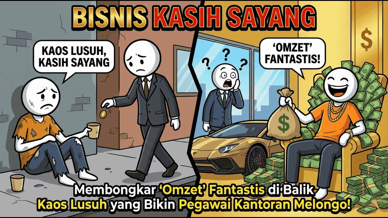BISNIS KASIH SAYANG: Membongkar 'Omzet' Fantastis di Balik Kaos Lusuh yang Bikin Pegawai Melongo!