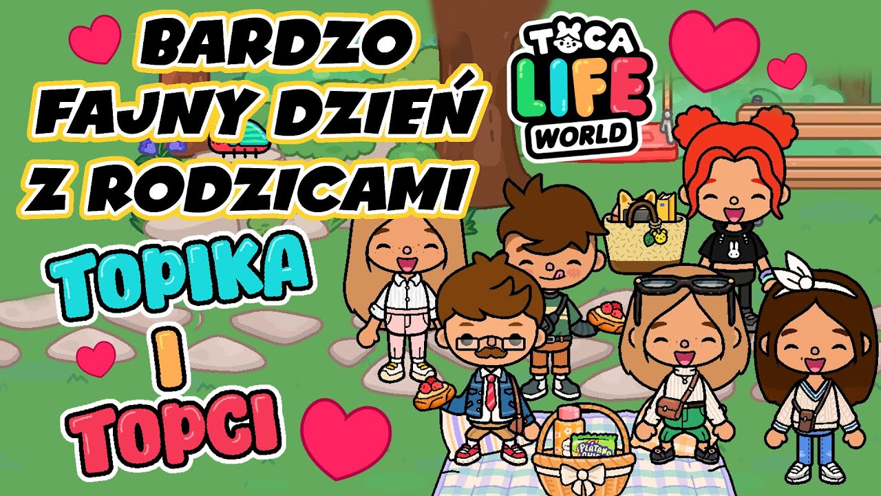 BARDZO FAJNY DZIEŃ 🥰 RODZINA I PRZYJACIELE ❤️ TOCA BOCA ❤️ HISTORYJKI TOCA LIFE WORLD