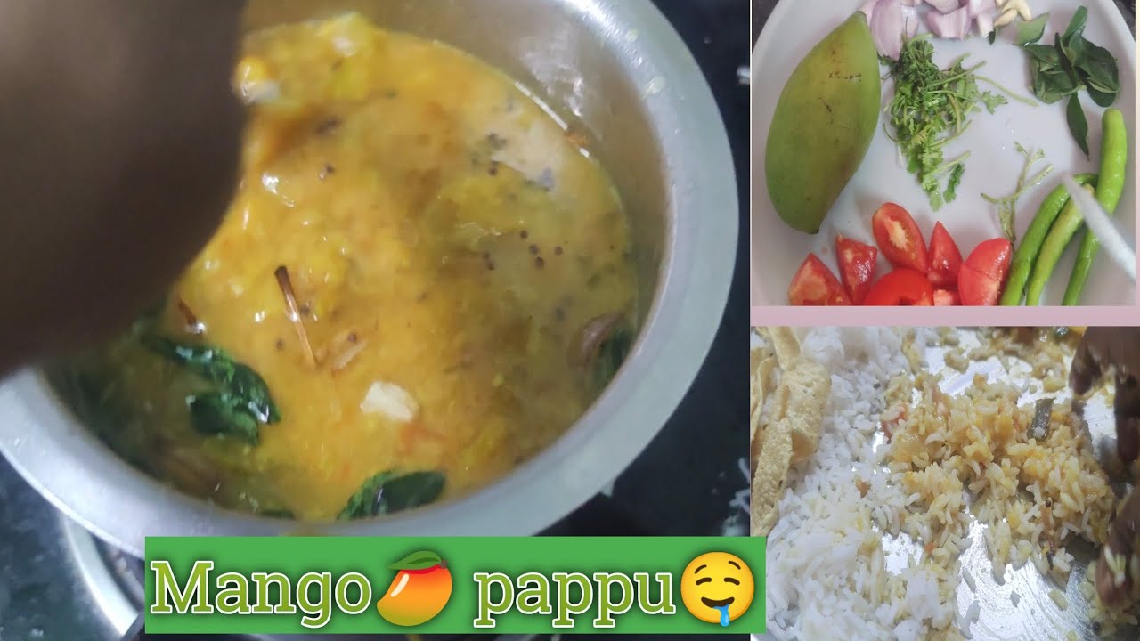 🥭 Mango pappu nu oka sari ila chesi chudandi notlonchi lalajalam vastndi😋