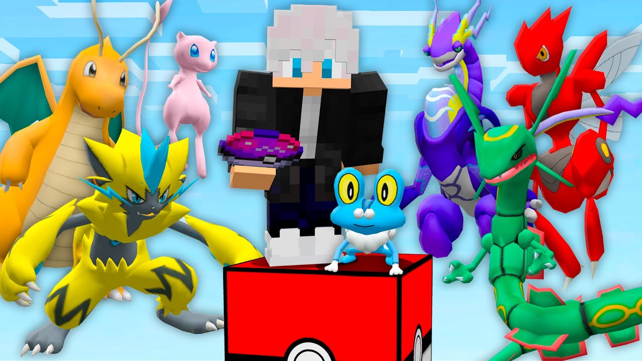 APENAS UM BLOCO DE POKÉMON NO MINECRAFT PIXELMON!