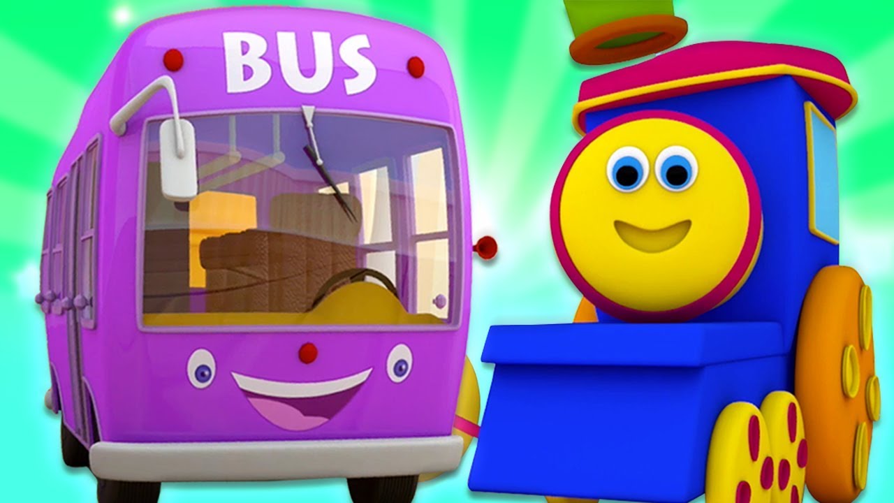 Bob den zug R&auml;der im Bus | Beliebte deutsche lieder