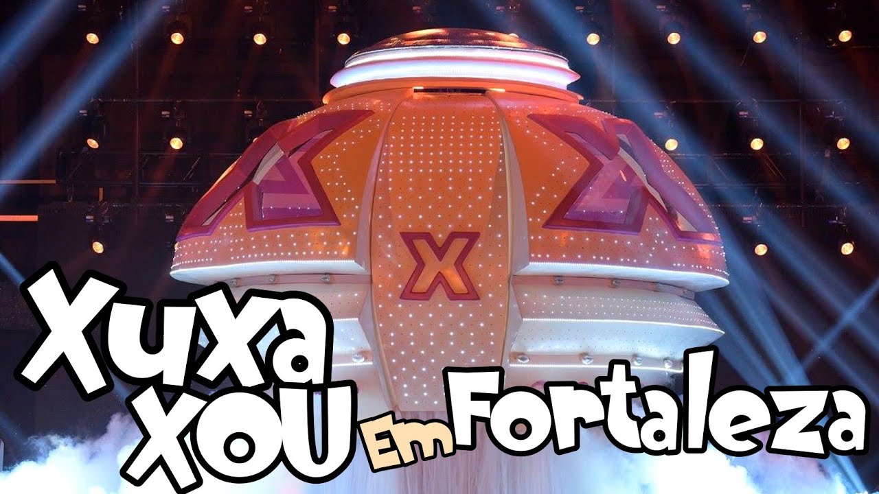 Xuxa desce da sua nave em Fortaleza XUXA XOU 2018